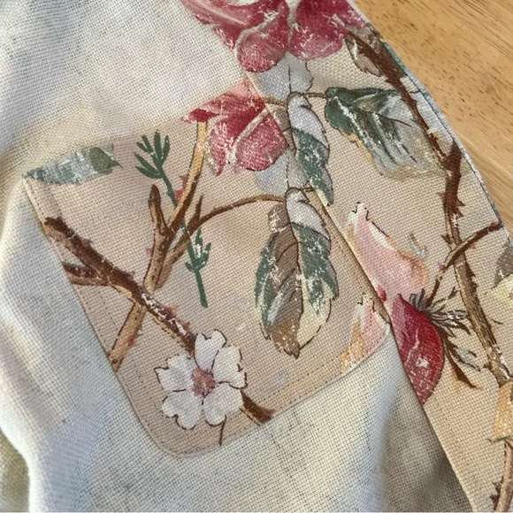 NWOT Lauren Ralph Lauren Floral Chore Coat / Barn Jacket, Size Medium - Picture 11 of 14